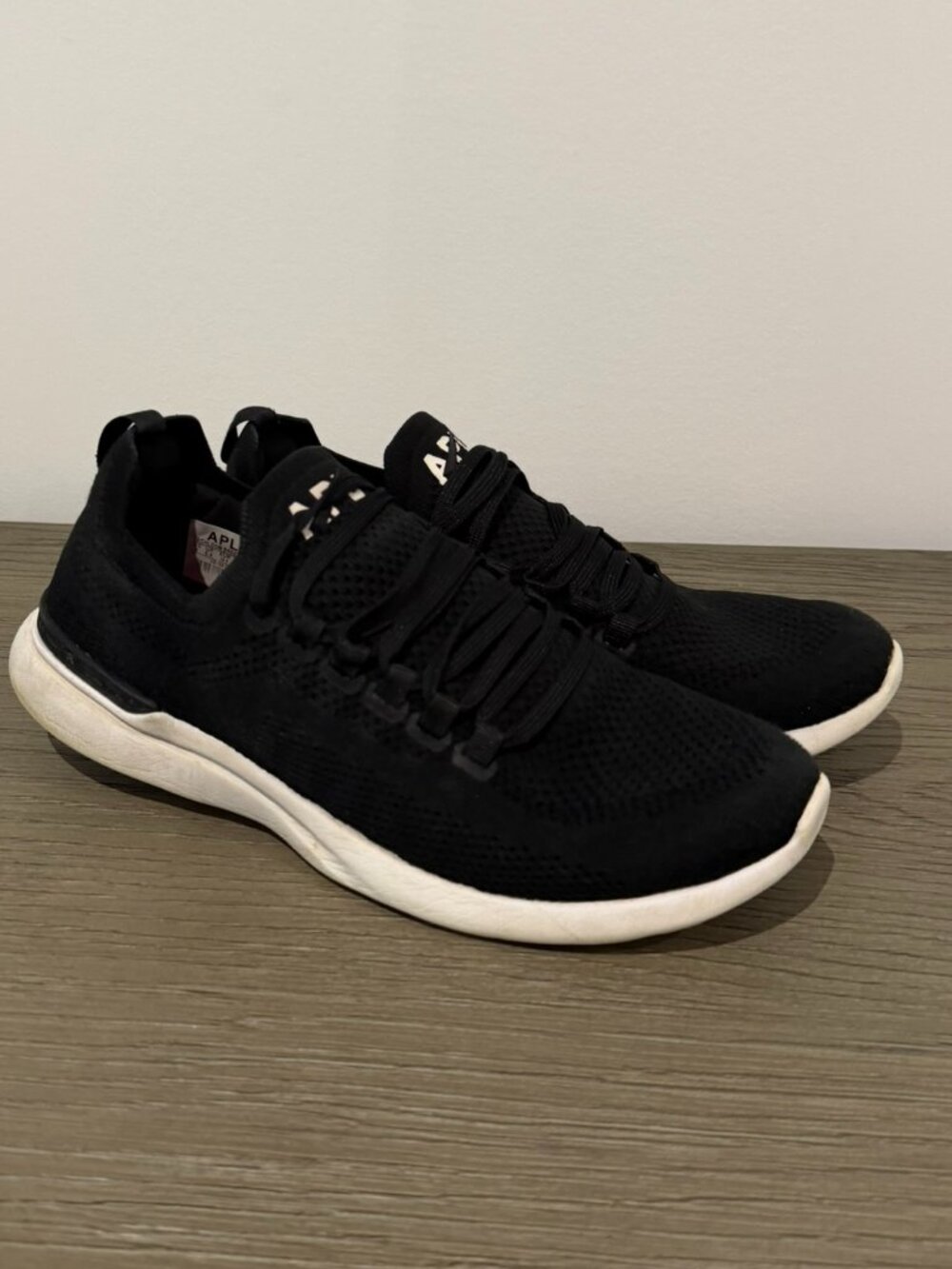APL Women's Black & White Slip-On Sneakers - Size 8